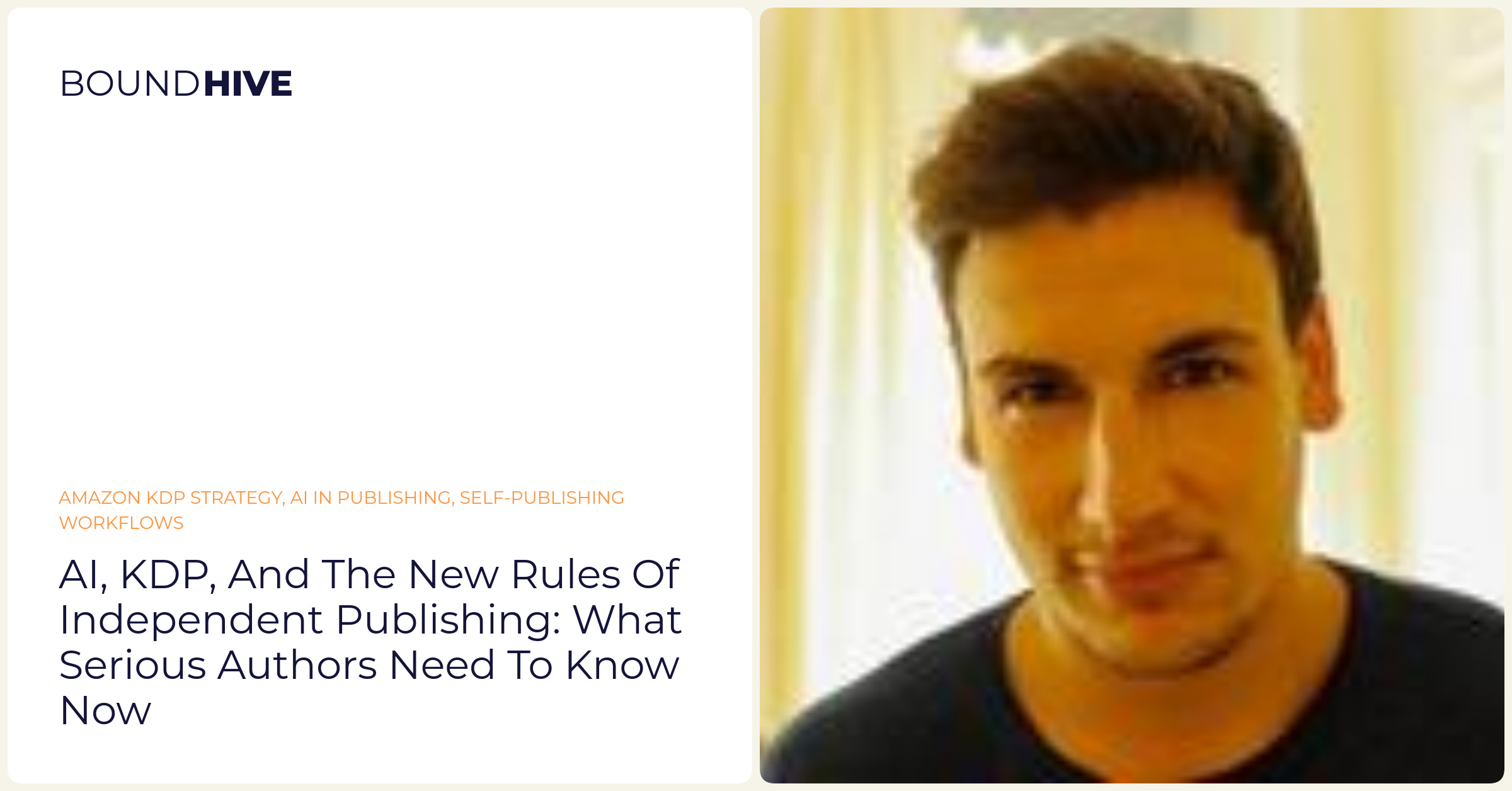 AI, KDP, And The New Rules Of Independent Publishing: What Serious Authors Need To Know Now || 'What’s happening at books publishing possibilities.'