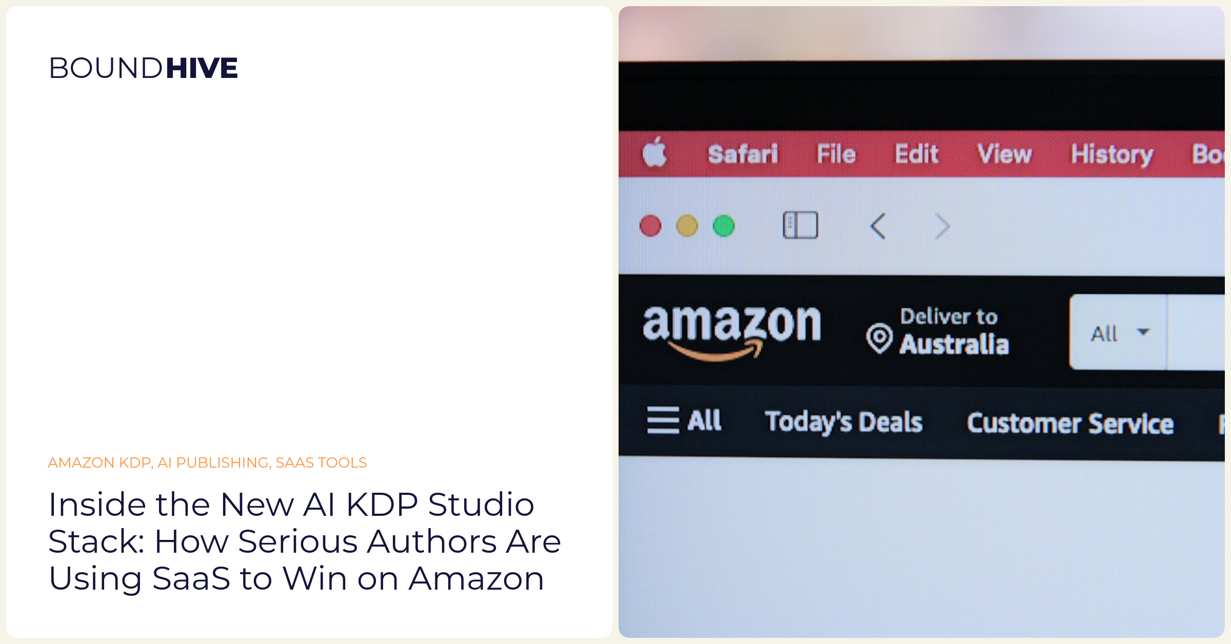 Inside the New AI KDP Studio Stack: How Serious Authors Are Using SaaS to Win on Amazon