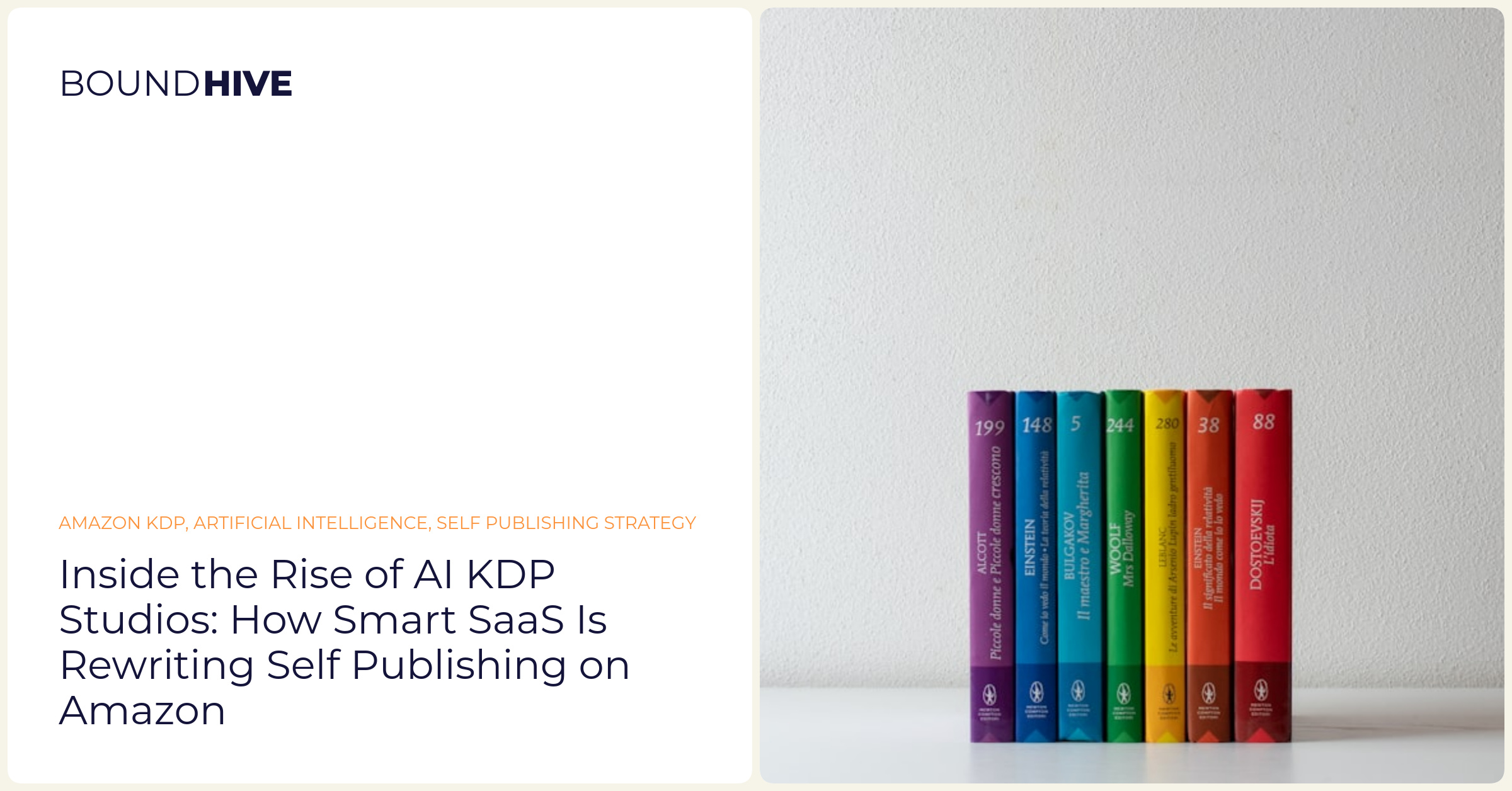 Inside the Rise of AI KDP Studios: How Smart SaaS Is Rewriting Self Publishing on Amazon || 'What’s happening at books publishing possibilities.'