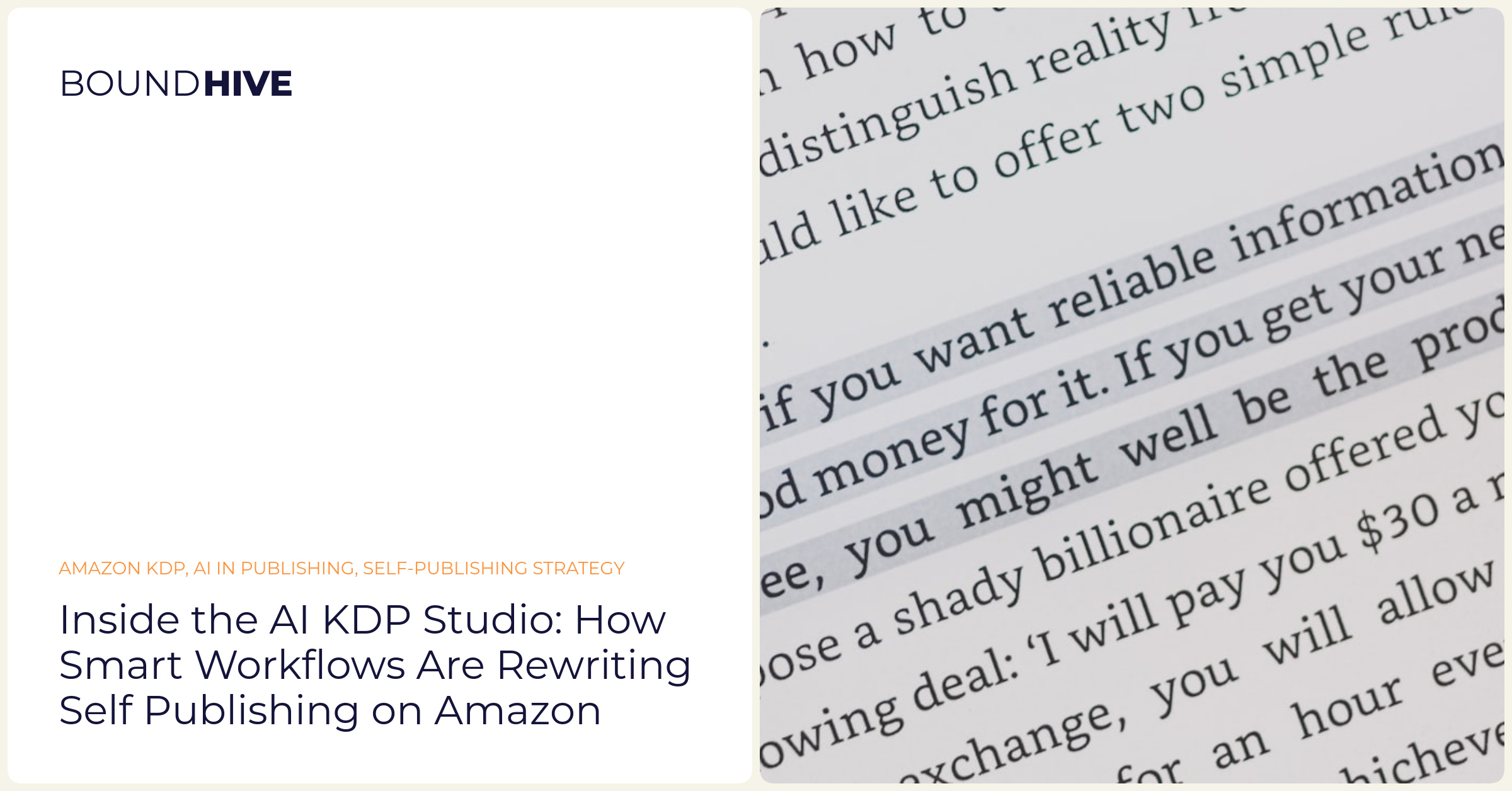 Inside the AI KDP Studio: How Smart Workflows Are Rewriting Self Publishing on Amazon || 'What’s happening at books publishing possibilities.'