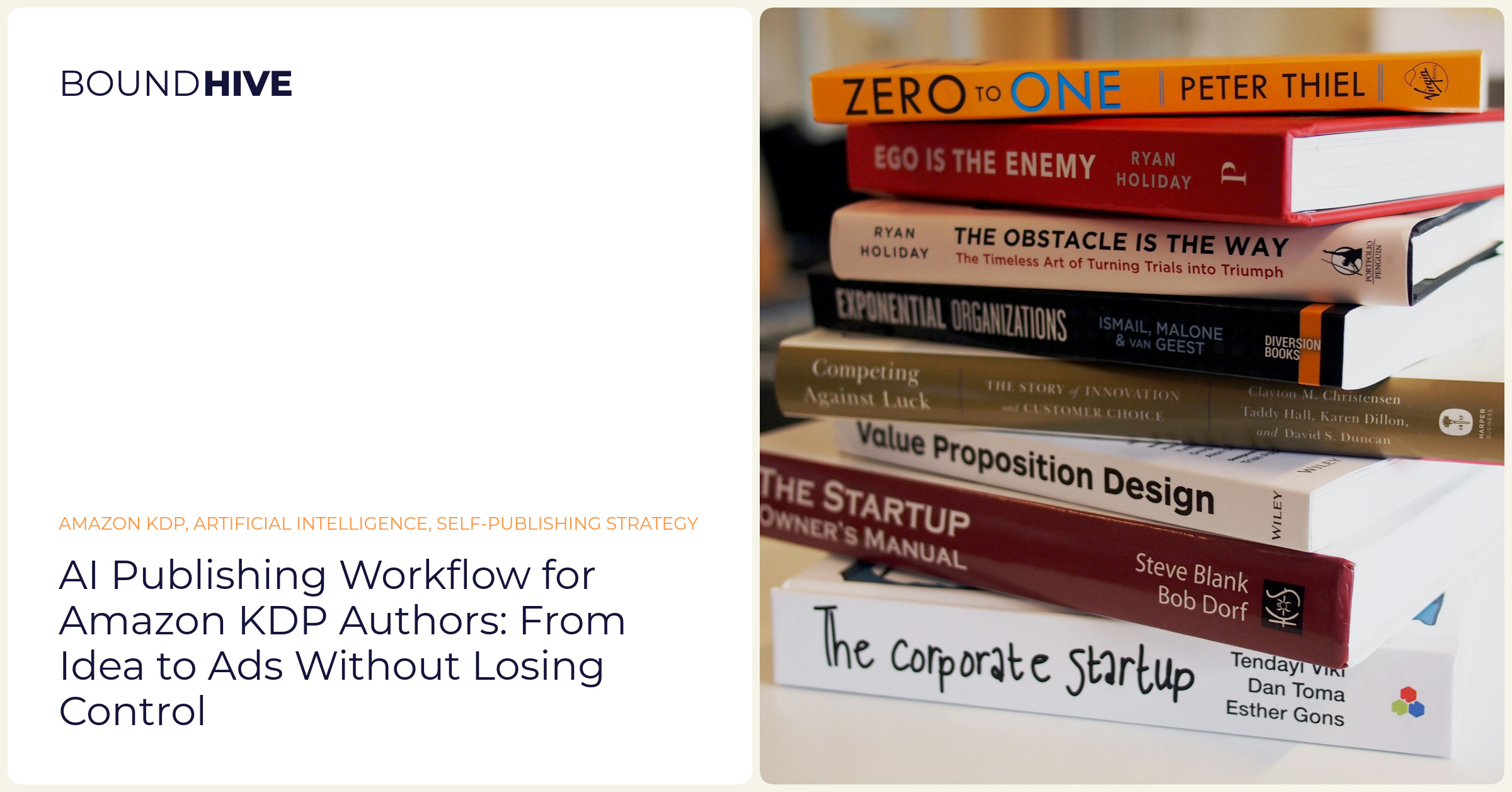 AI Publishing Workflow for Amazon KDP Authors: From Idea to Ads Without Losing Control || 'What’s happening at books publishing possibilities.'