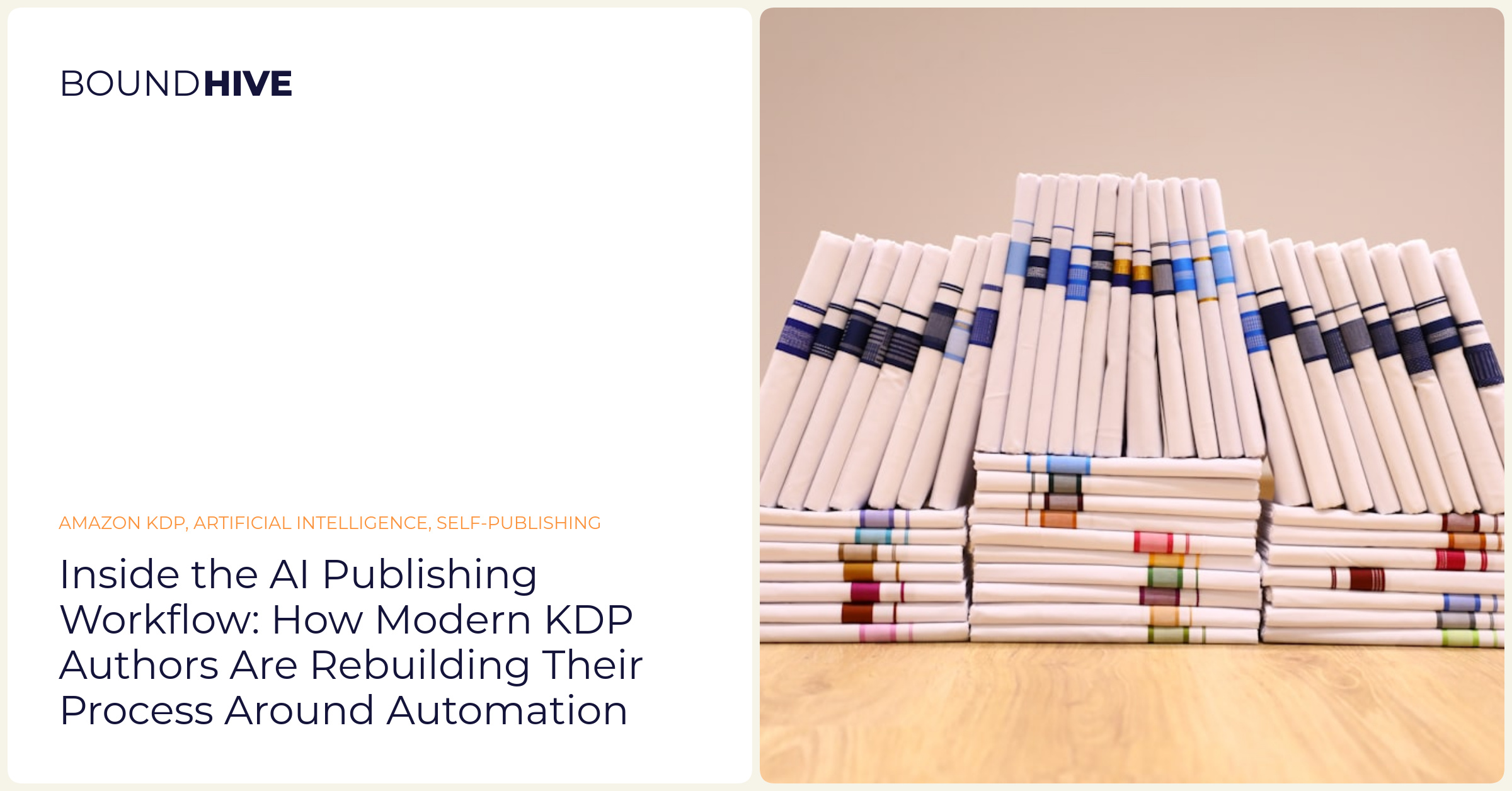 Inside the AI Publishing Workflow: How Modern KDP Authors Are Rebuilding Their Process Around Automation || 'What’s happening at books publishing possibilities.'
