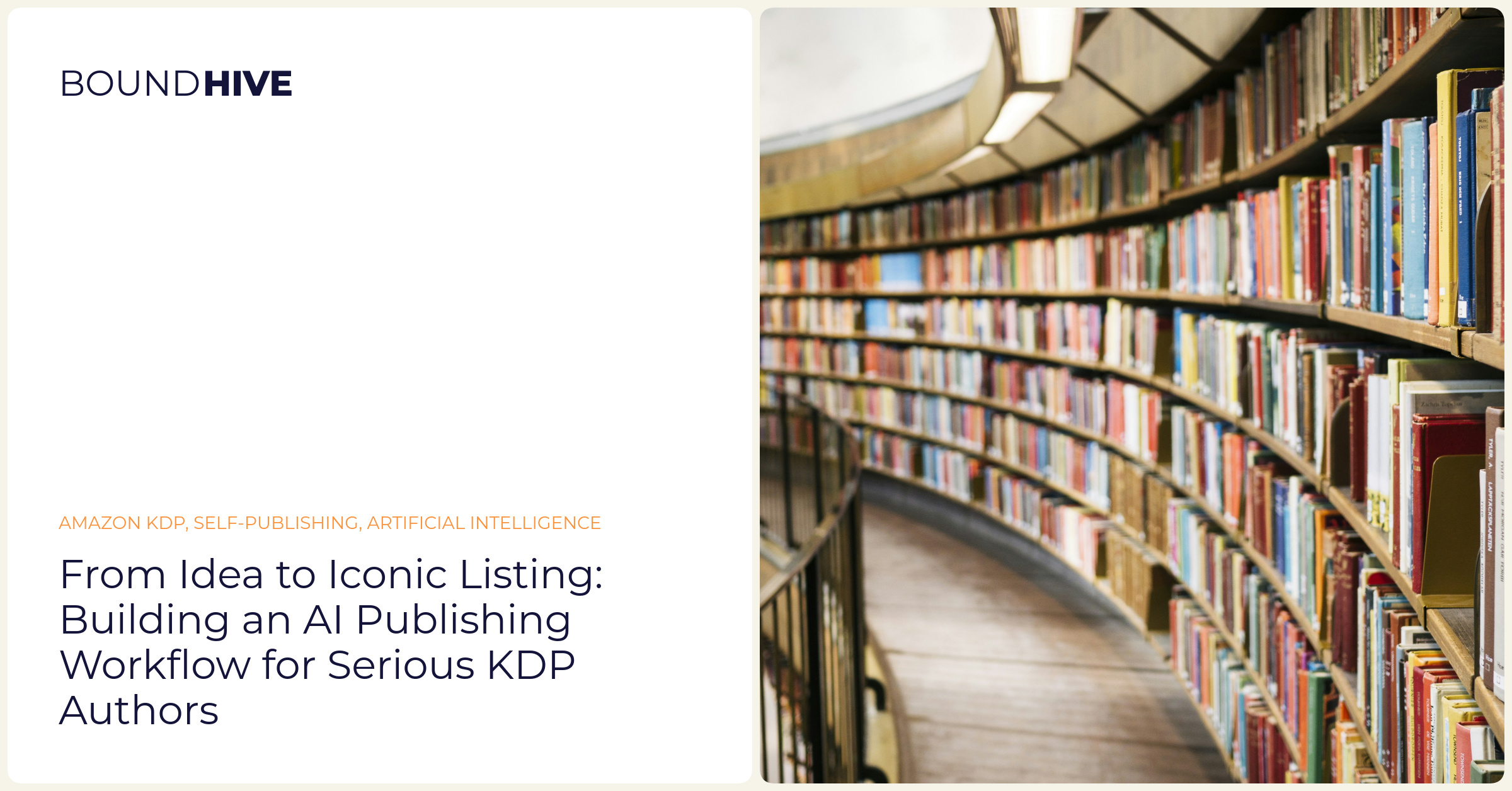 From Idea to Iconic Listing: Building an AI Publishing Workflow for Serious KDP Authors