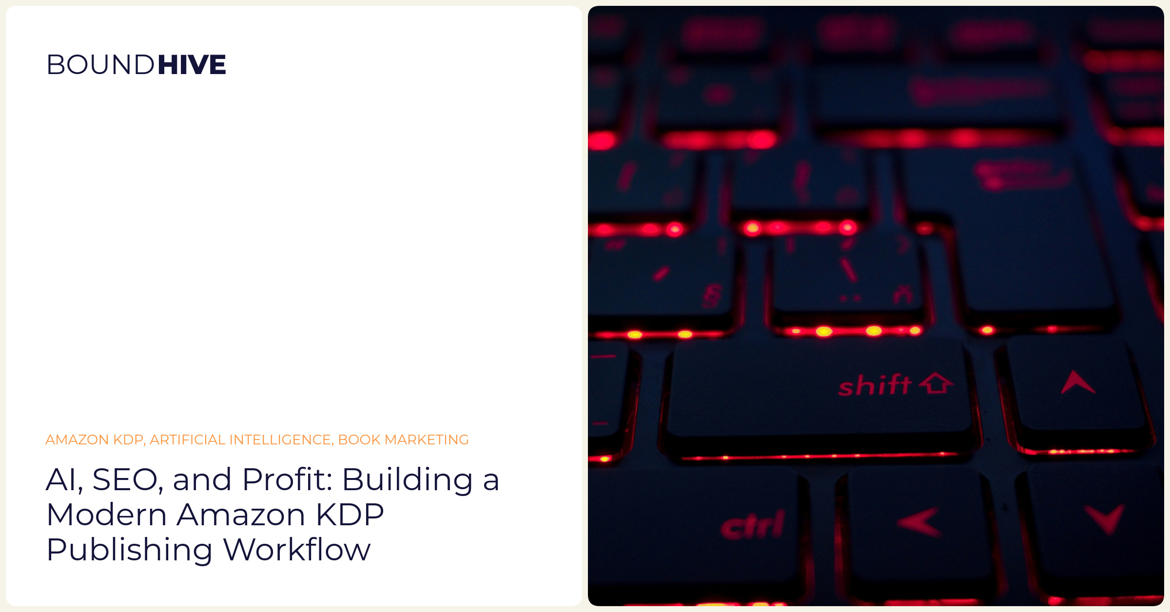 AI, SEO, and Profit: Building a Modern Amazon KDP Publishing Workflow || 'What’s happening at books publishing possibilities.'