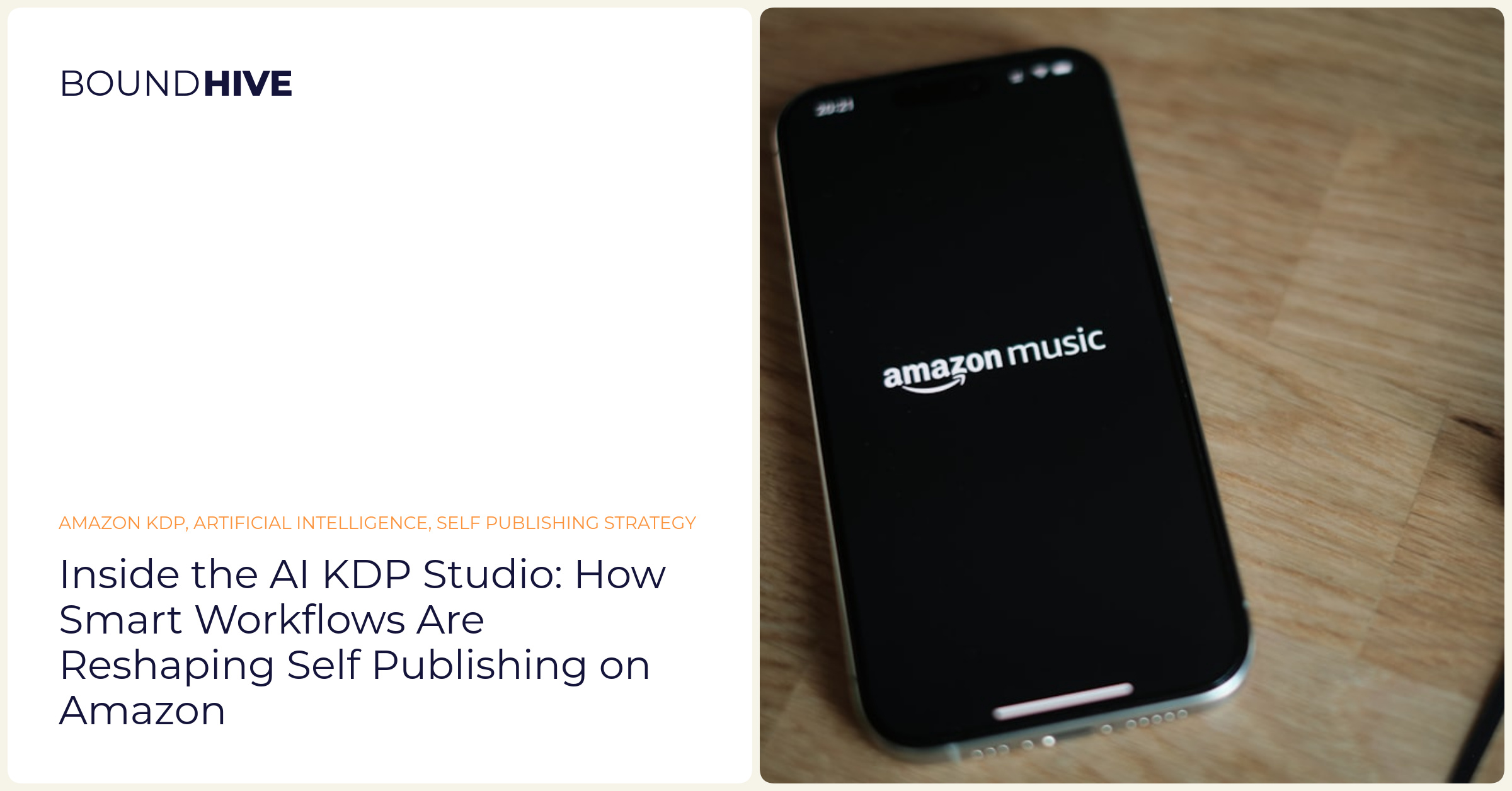Inside the AI KDP Studio: How Smart Workflows Are Reshaping Self Publishing on Amazon || 'What’s happening at books publishing possibilities.'