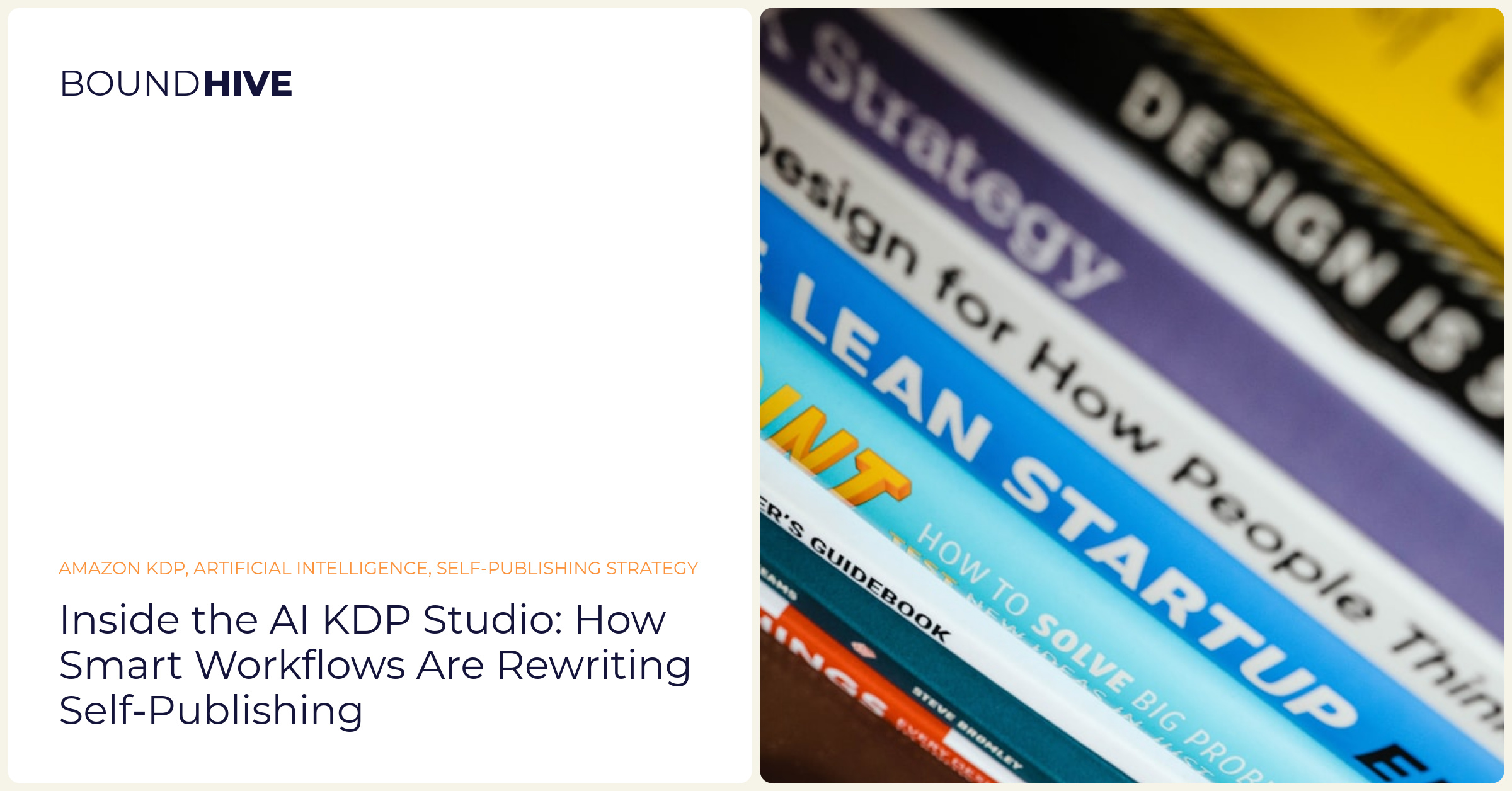 Inside the AI KDP Studio: How Smart Workflows Are Rewriting Self‑Publishing