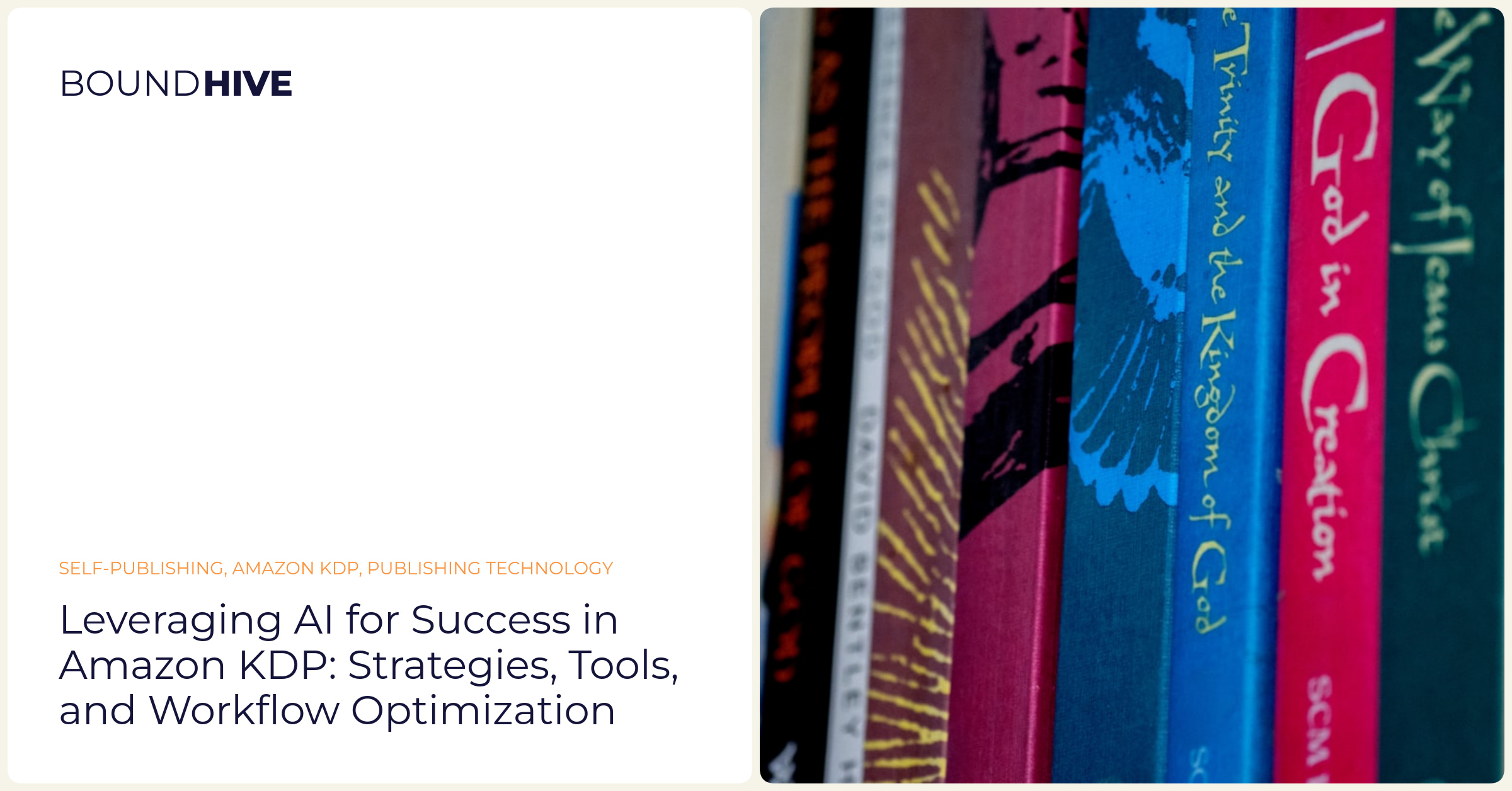 Leveraging AI for Success in Amazon KDP: Strategies, Tools, and Workflow Optimization