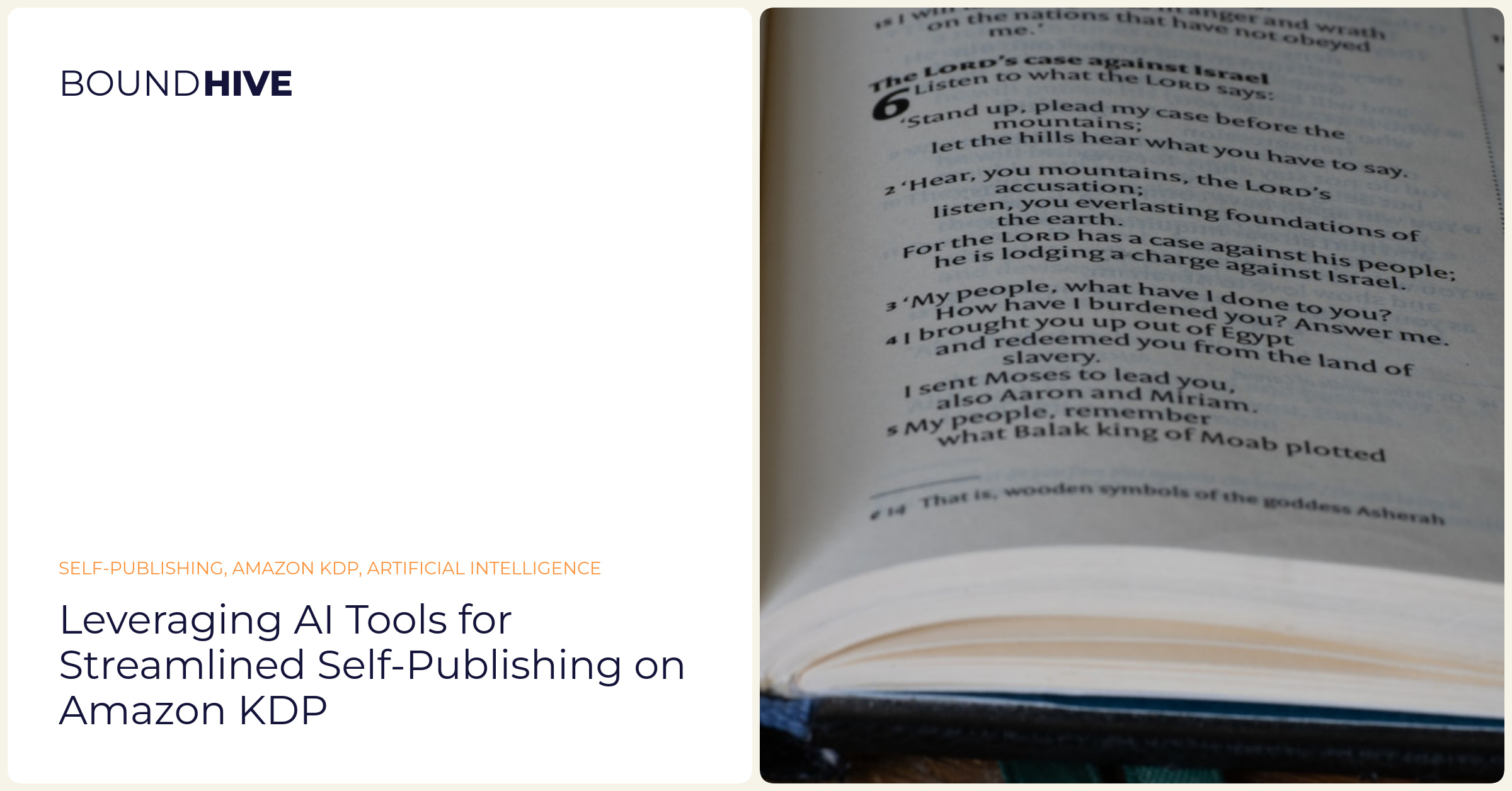 Leveraging AI Tools for Streamlined Self-Publishing on Amazon KDP || 'What’s happening at books publishing possibilities.'
