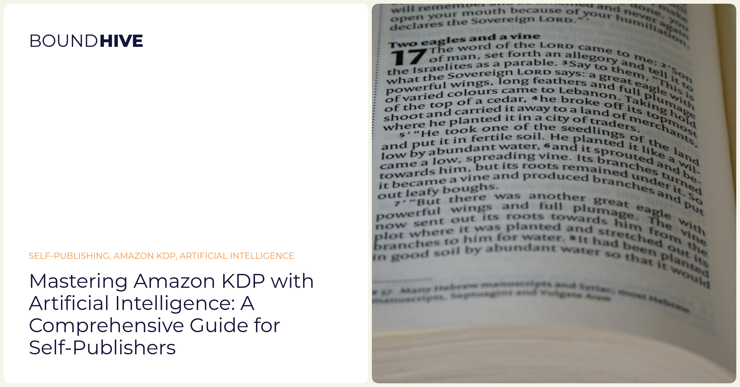 Mastering Amazon KDP with Artificial Intelligence: A Comprehensive Guide for Self-Publishers