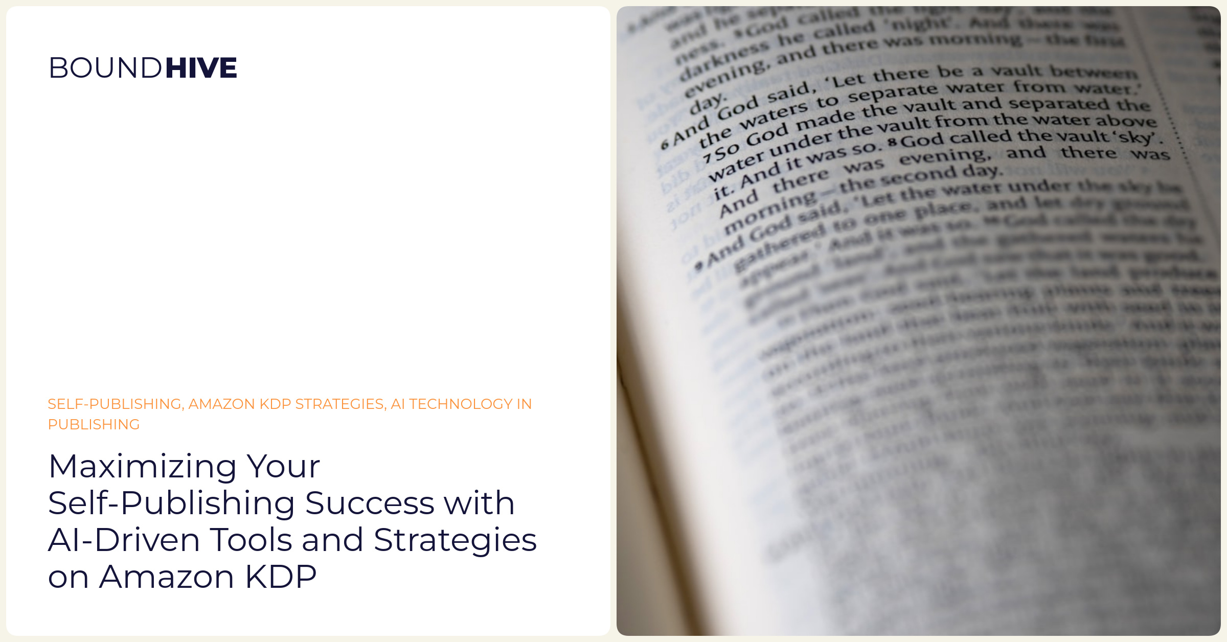 Maximizing Your Self-Publishing Success with AI-Driven Tools and Strategies on Amazon KDP