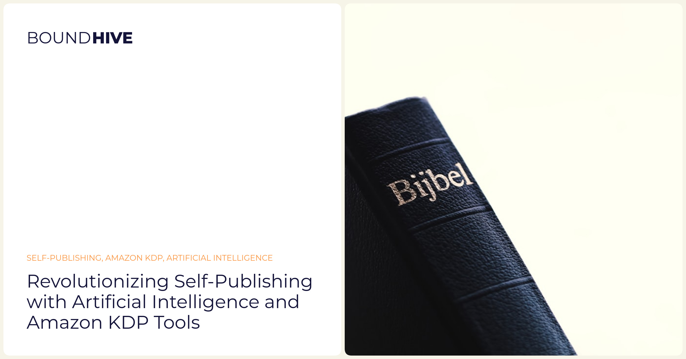 Revolutionizing Self-Publishing with Artificial Intelligence and Amazon KDP Tools