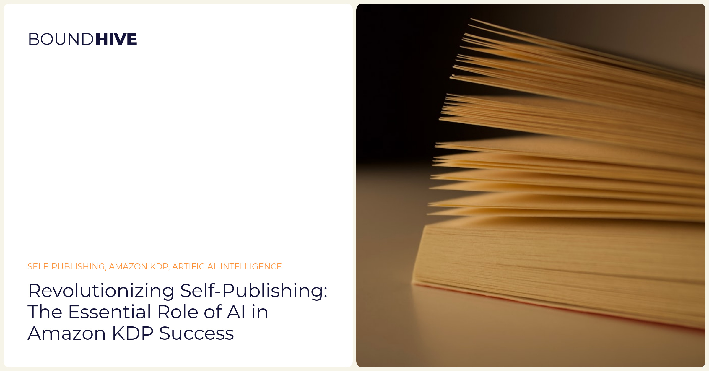 Revolutionizing Self-Publishing: The Essential Role of AI in Amazon KDP Success || 'What’s happening at books publishing possibilities.'