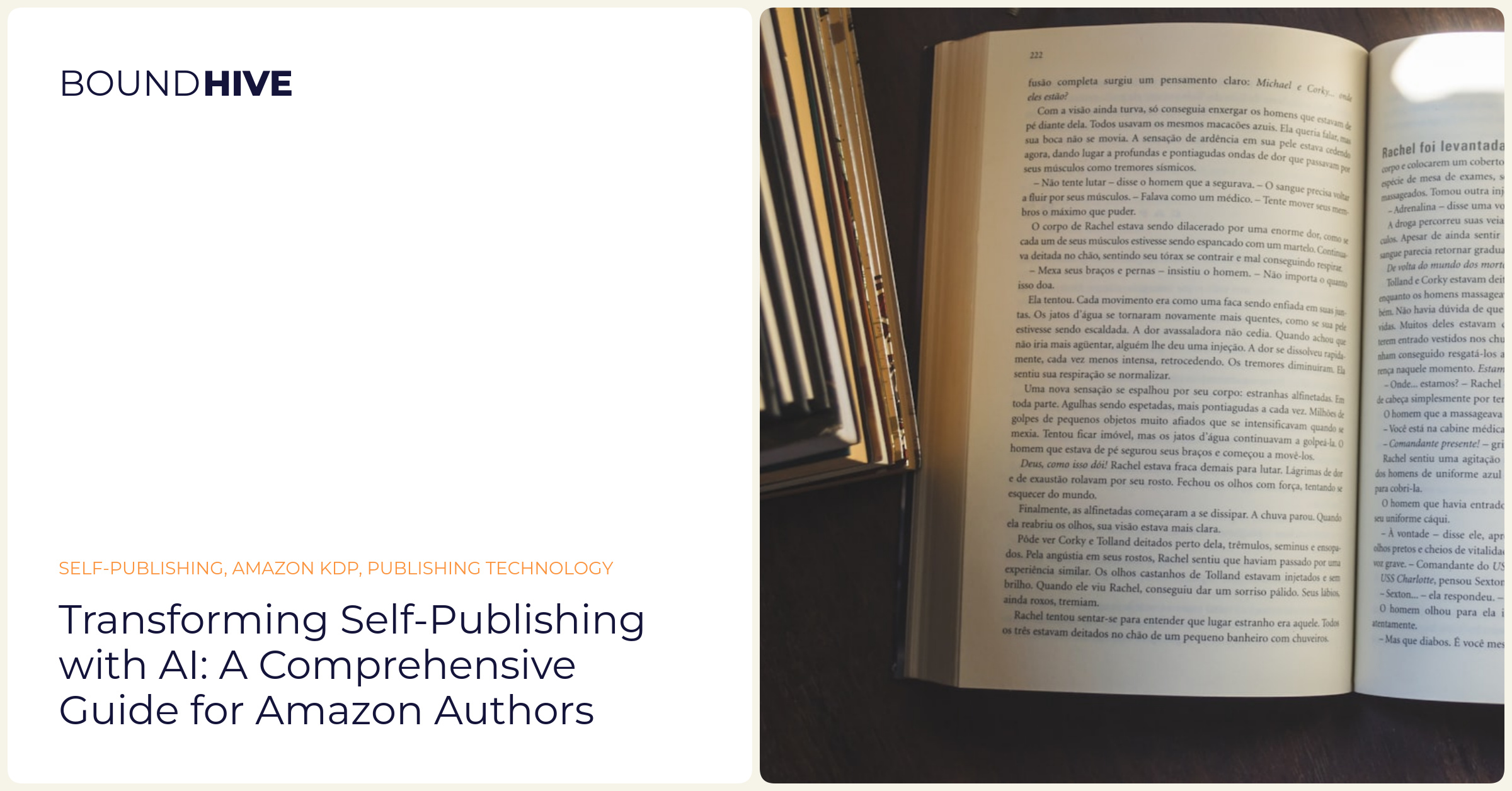 Transforming Self-Publishing with AI: A Comprehensive Guide for Amazon Authors || 'What’s happening at books publishing possibilities.'